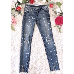 ZARA Paint Splatter Jeans